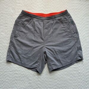 Birddogs Boomstick Casual Shorts Gray Large Long- Mens Athletic Gym Shorts